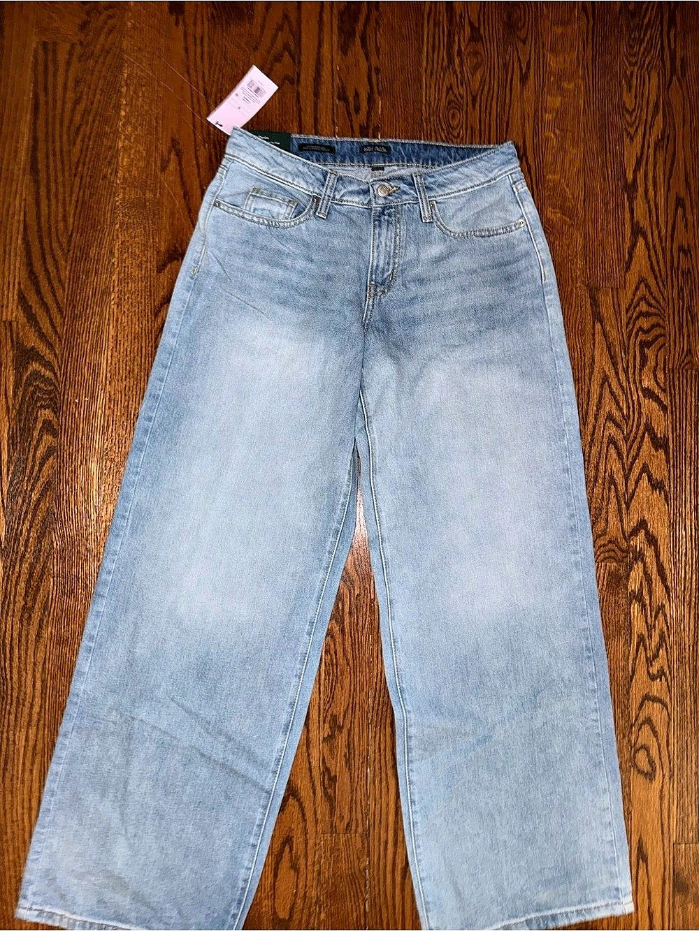 Wild Fable Low-Rise Baggy Jeans Blue Straight Leg Jeans Waist 6R